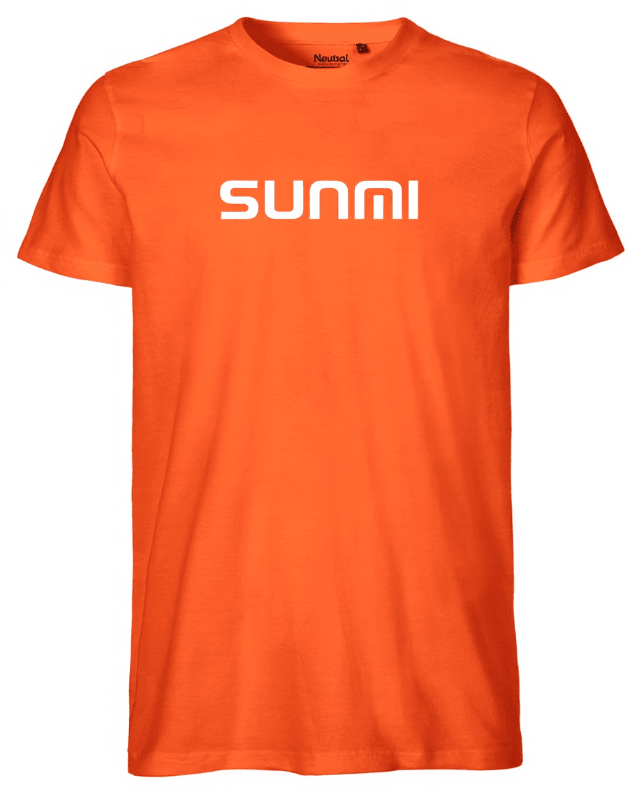 T-Shirt aus Fairtrade Bio-Baumwolle - orange
