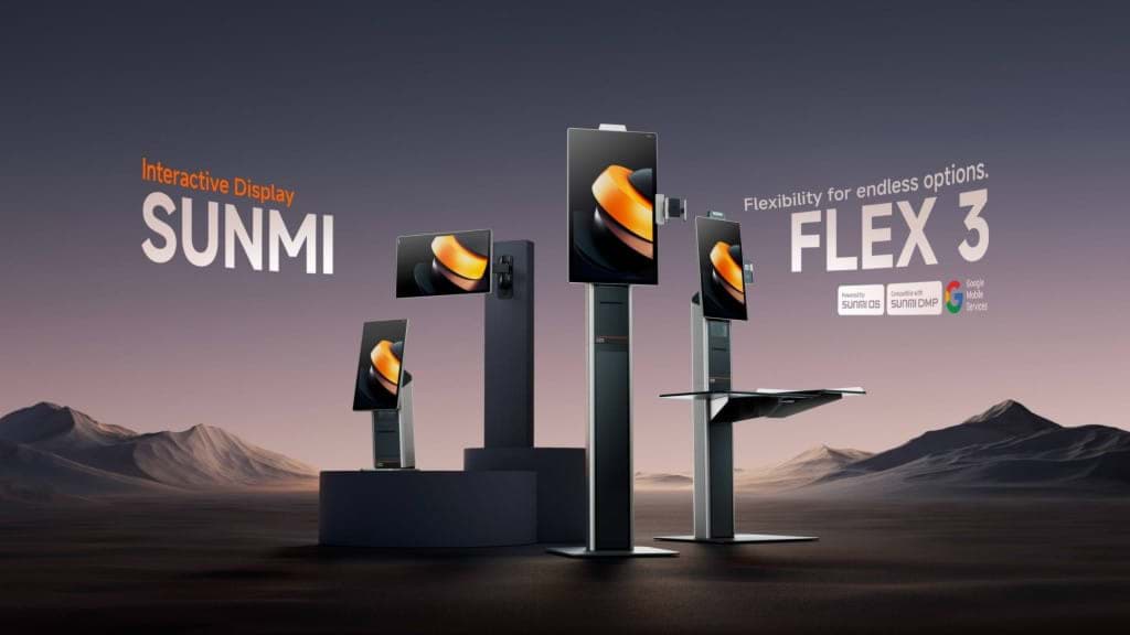 Die SUNMI FLEX 3 Serie: Revolution der Selbstbedienung – jetzt noch kompakter mit 18,5 Zoll